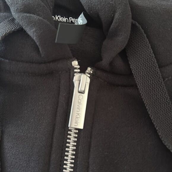 Calvin Klein Performance Women's Eco Fleece Hoodie NEW with tags Black - Picture 4 of 5